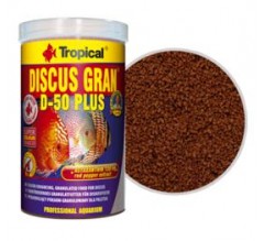 Tropical Professional Line Discus Gran D-50 Plus 100ml/38gr - New Formula mangime granulare con astaxantina che intensifica i colori dei Discus