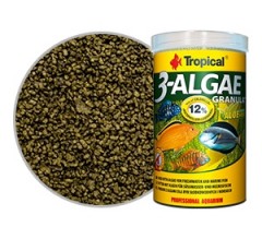 Tropical Professional Line 3-Algae Granulat 100ml/38gr - mangime con alghe per pesci d’acqua dolce e marini